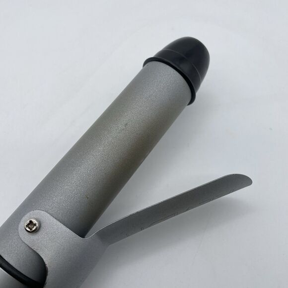 Revlon Model RV 078 Large Barrel Curling Iron Styling Wand 1 1/2" Silver Black - Picture 6 of 12